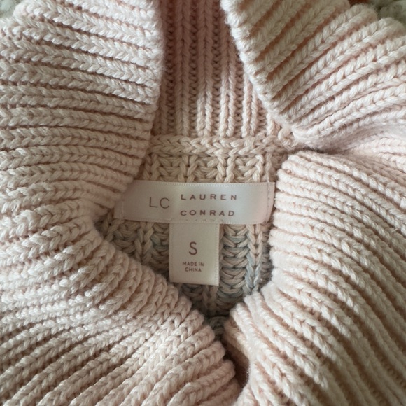 LC Lauren Conrad Funnel Neck Rainbow Sweater - Picture 5 of 5